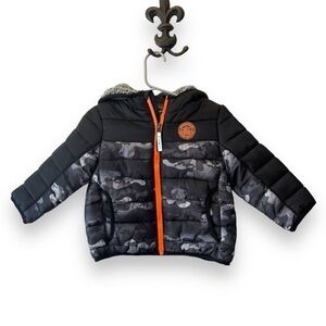 Zeroxposur Black Winter Jacket Boys 12-18M Hooded